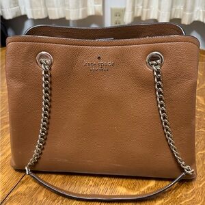 Kate Spade Tan Leather Shoulder Bag